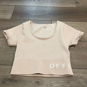 OFFLINE by Aerie athletic pink top (new)